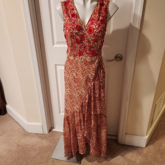 Ranna Gill Wrap Dress Size Small - Picture 1 of 6